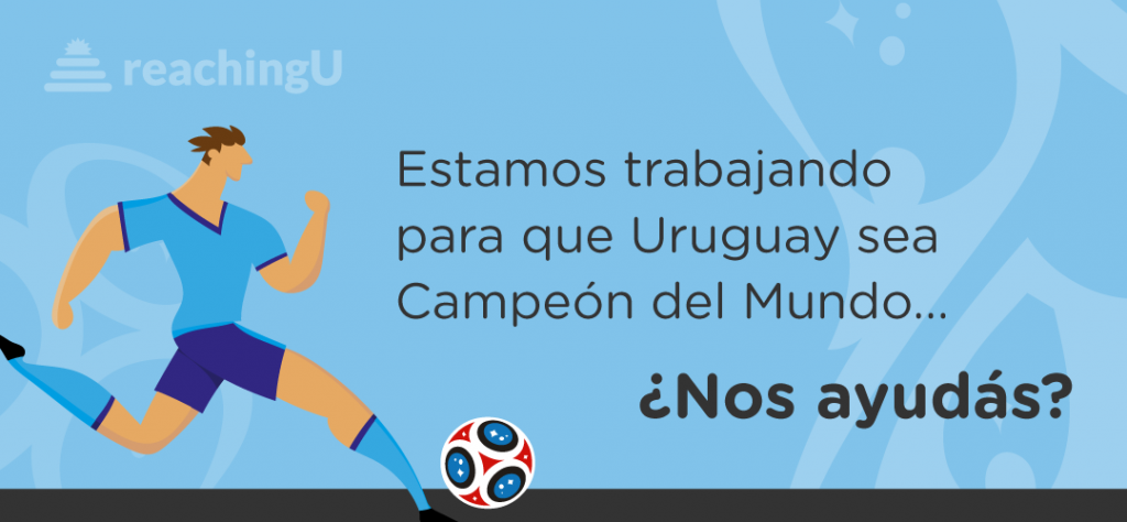 Estamos trabajando para que Uruguay sea campeón del mundo, ¿nos ayudás?
