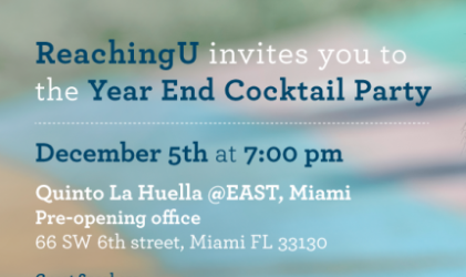 Year End Cocktail Party: Quinto La Huella, Miami. December 5, 2015