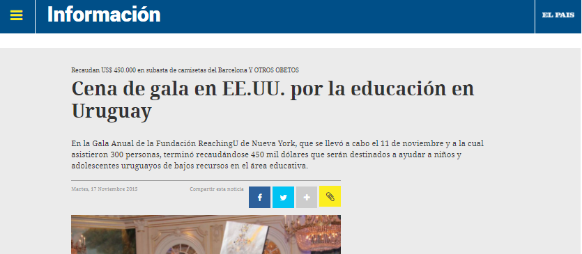 ReachingU en los medios: El País