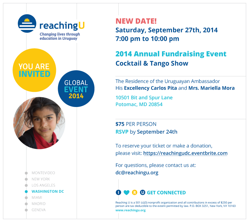 2014 Annual Fundraising Event invitation