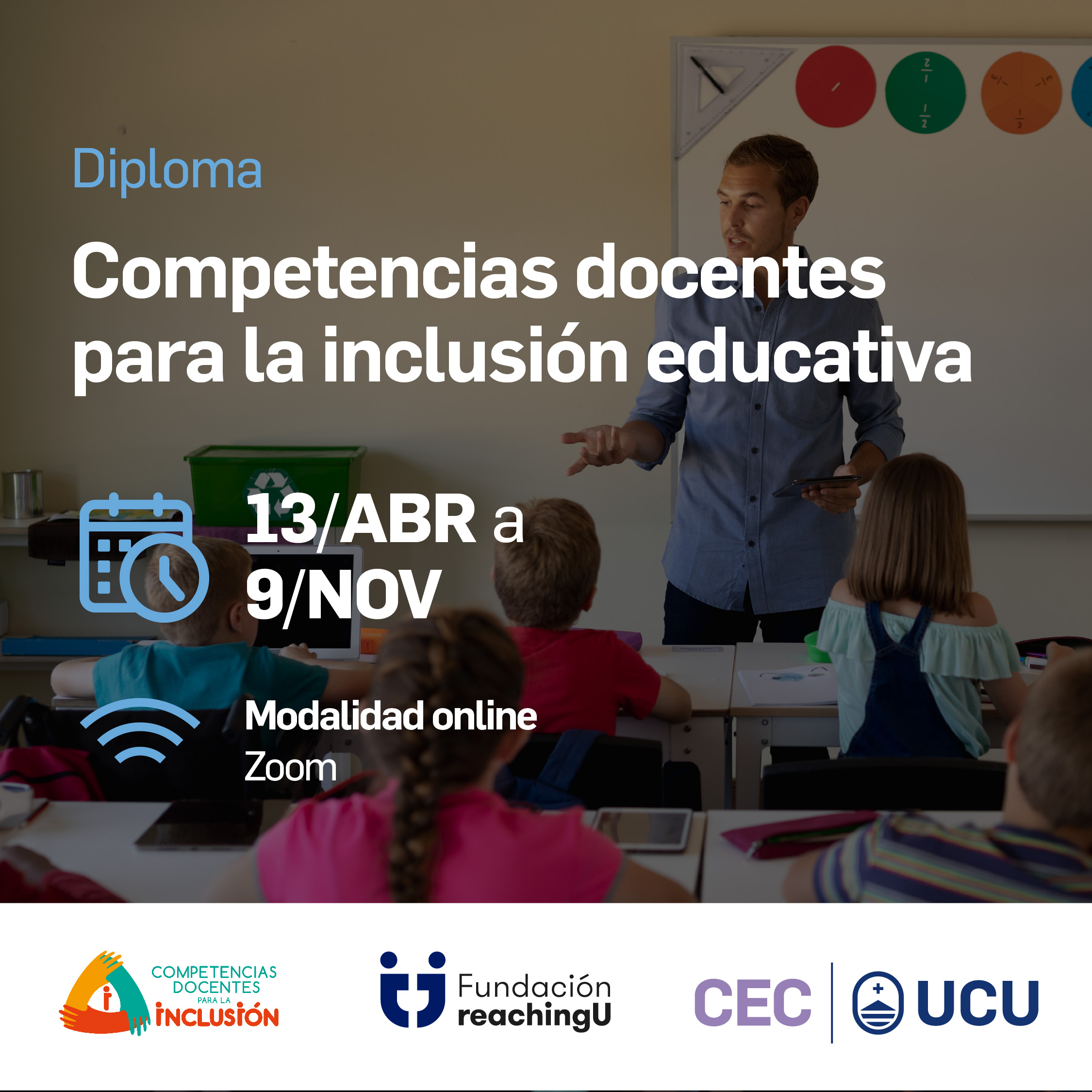 Diploma en competencias docentes para la inclusión educativa.